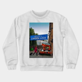 Camden Lock Market London NW1 England Crewneck Sweatshirt